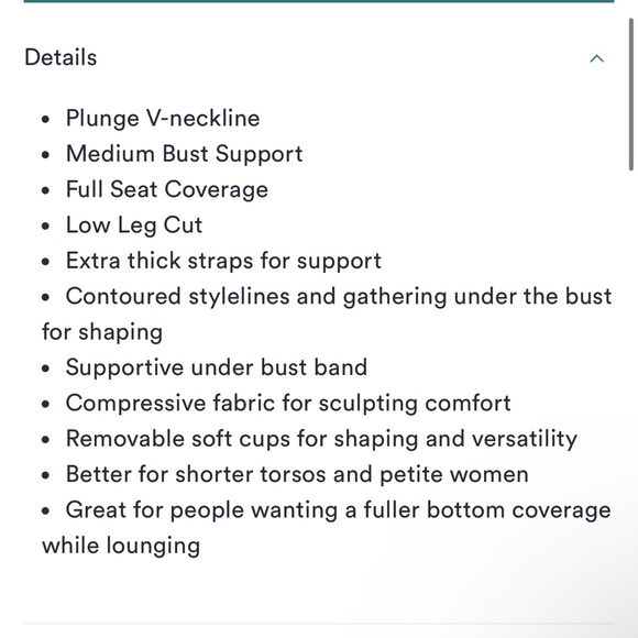 ANDIE The Mykonos One Piece bathing suit smooth black size XL - Picture 4 of 12